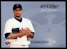 2005 Donruss Studio Diamond Cuts Johan Santana 0263/1250 Minnesota Twins #DC-7