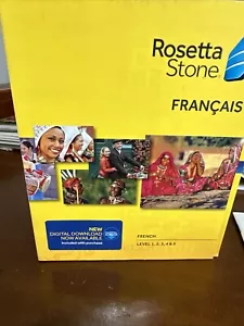 2010 Rosetta Stone Francais Level 1-5 - Picture 1 of 12