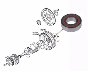 FOR MITSUBISHI L200 4X4 KB4T 2.5TD 17mm/10mm/35mm CLUTCH SPIGOT BEARING 05-12 - Picture 1 of 1