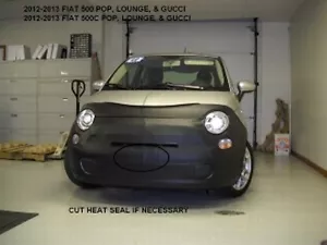 Lebra Front Mask Cover Bra Fits 2012-2017 Fiat 500 & 500C POP, Lounge & Gucci - Picture 1 of 1