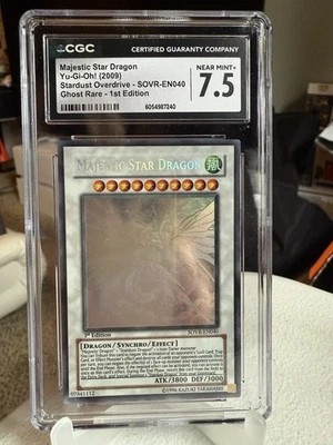 Majestic Star Dragon (Ghost Rare) SOVR-EN040 Stardust Overdrive 1st Edition - Image 1 of 3