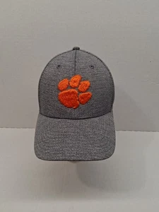 Clemson Tigers NCAA Gray Mass Rodeo Fan Favorite Adjustable Snapback Hat NWOT - Picture 1 of 8