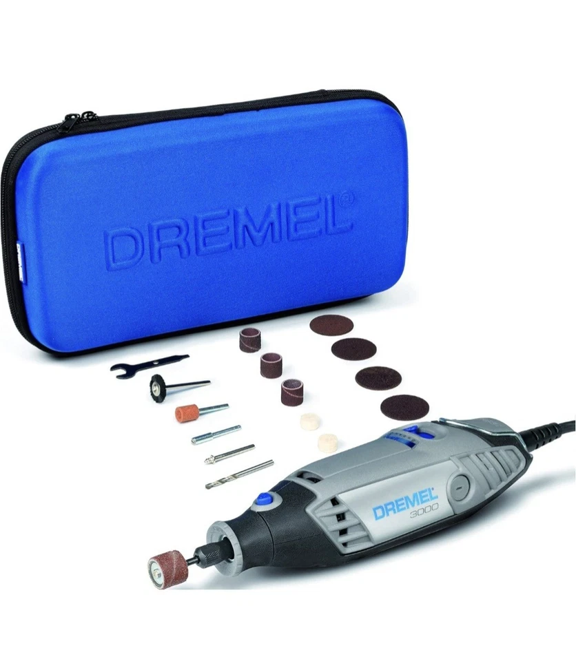 Dremel 3000 Multifunktionswerkzeug Set 130W 15 Zubehör 10-33.000 U/min NEU OVP - Bild 1 von 2