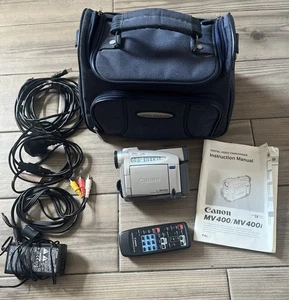 Canon MV400 Mini DV PAL Tested and Working PAL Camcorder Instructions, Charger & - Picture 1 of 19