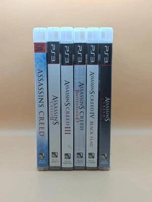 Assassin's Creed - PS3 CIB Game Lot Of 6 - With # 1-4 + Brotherhood/ Revelations - Image 1 of 4