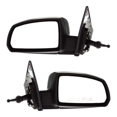 Juego de espejos retrovisores remotos manuales para Kia Rio 2006-2009 sedán hatchback pintable Foto 1 de 4