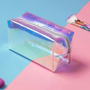 Bolsas de cosméticos de gran capacidad bolsa de maquillaje portátil organizadora de artículos de tocador de cosméticos - Imagen 1 de 11