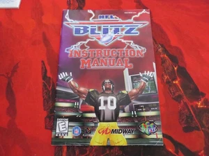 NFL Blitz N64 Manual Nintendo 64 Sin Juego Original Folleto de Instrucciones Midway - Imagen 1 de 5