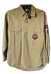 Camicia vintage anni '90 uomo taglia M Tommy Hilfiger outdoor Ranger Expedition Patrol - Foto 1 di 8