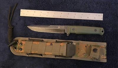 HOJA FIJA TÁCTICA RUSA KIZLYAR SUPREME AGRESOR CON FUNDA Foto 1 de 4