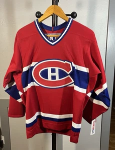Neu mit Etikett CCM Montreal Canadiens Cristobal Huet #39 rot Hockey Trikot Größe Small - Bild 1 von 13