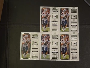 2022 Panini Contenders #85 Mac Jones Season Ticket 5 Card Lot - Bild 1 von 1
