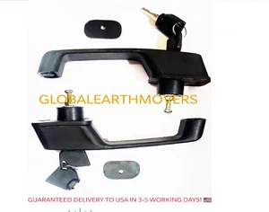 JCB Backhoe - Door Handle With 2 Keys, Set Of 2 Pcs. (Part No. 123/04067) - Picture 1 of 8