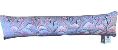 Zugluftstopper Stoff Flamingo Design Zugluft Kissen Schutz - Bild 1 von 4