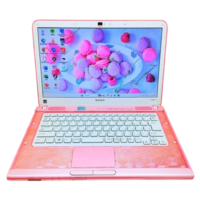 Sony Pink Laptop - Core i3 - 500GB HDD - Office 2021 - Gebraucht - Bild 1 von 4