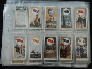 ONE COMPLETE SET CIGARETTE CARDS WILLS FLAGS OF THE EMPIRE 1ST SERIES - Picture 1 of 1