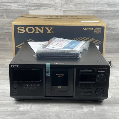 ꙮ Open Box – Sony CDP-CX455 MegaStorage 400 Disc CD Changer - Image 1 of 4