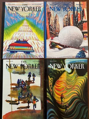 Lot of 4 New Yorker Magazine Covers Only by Lorenzo Mattotti - July 11 2022 +3 - Image 1 of 4