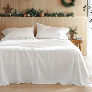 New-Cooling Sheets for Hot Sleeper, Blend of Rayon Derived from Bamboo L - Picture 1 of 5