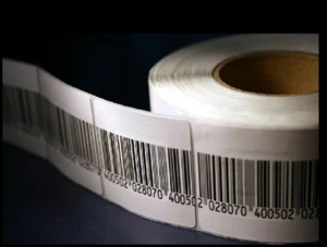 2,000 Checkpoint® Compatible 8.2 RF Label 5x5cm Size, Fake Barcode - Picture 1 of 5