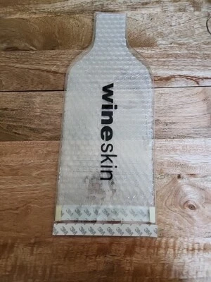 1 Piel de Vino ~ Bolsa de Envío/Viaje - Cierre de Cinta 3M Foto 1 de 4