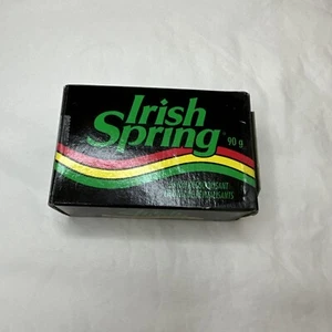 Vtg Irish Spring Deodorant Bars 1 Ct. Black Box - Picture 1 of 4