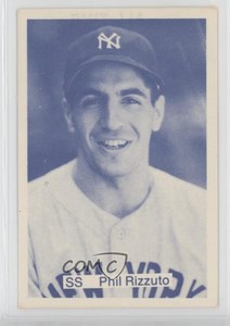 1975 TCMA All Time New York Yankee Team Blue Phil Rizzuto HOF