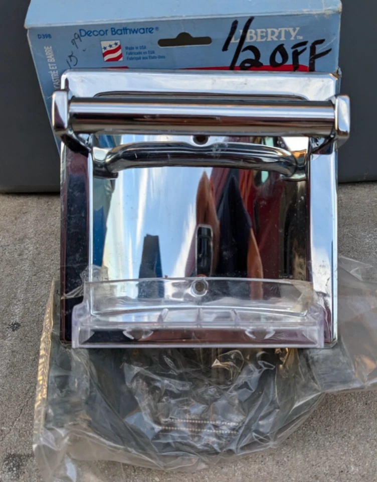 Новый старый запас Liberty оборудование утопленный мыло блюдо ванна раковина хром D398 - Изображение 1 из 4