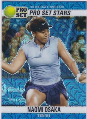 2021 Pro Set Sports Metal Stars Blue Mojo #4 Naomi Osaka - Tennis 14/20 - Image 1 of 2