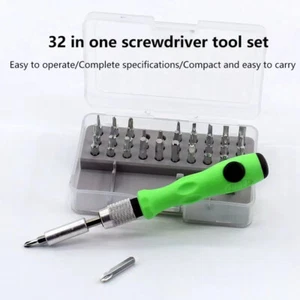 Magnetic Screwdriver Kit: 32-in-1 Screwdriver Set Precision Mini Magnetic Sc _wa - Photo 1/7