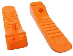 LEGO Lot of 2 Orange Brick Separator Human Tool Axle Pin Disconnect Removal - Picture 1 of 1