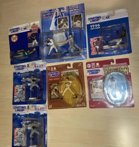 Starting Line Up MLB Baseball Figures Rodriquez Sanders Lot Of 7 Players - Picture 1 of 14
