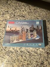 3D Puzzle LONDON CITY LINE -  107 Pieces CubicFun - MC253H Brand New Sealed!