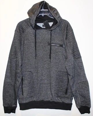Chaqueta sudadera con capucha negra brezo Buffalo David Bitton para hombre nueva con etiquetas $89 talla XXL 2XL Foto 1 de 4