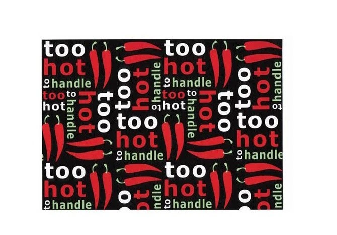 Apollo Unbreakable Glass Cutting Board Too Hot to Handle 8651