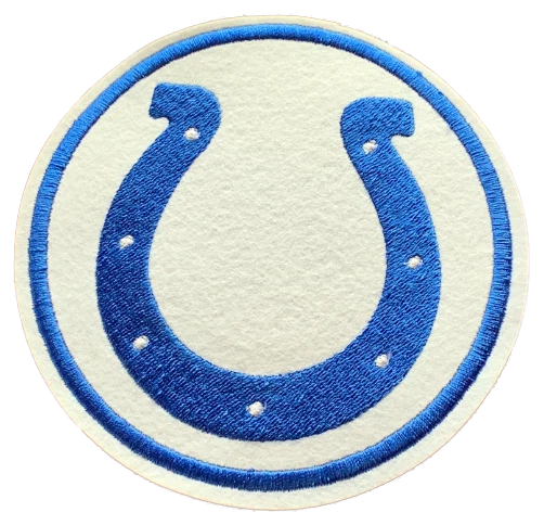 Indianapolis Colts Embroidered Iron-on Team Logo Patch - Image 1 of 1