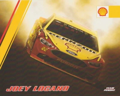 Tarjeta de héroe 2018 Joey Logano Pennzoil Shell Ford Fusion NASCAR MENCS Foto 1 de 2
