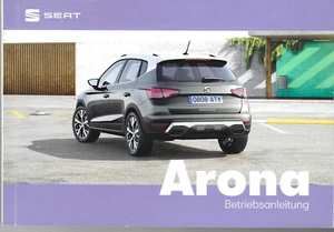 SEAT ARONA Bedienungsanleitung 2023 Betriebsanleitung Handbuch Bordbuch BA - Picture 1 of 1