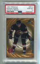 1997 Pinnacle Artist's Proof PP17 17 Marian Hossa RC Rookie Card PSA 10 Gem Mint