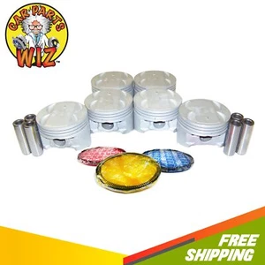 Engine Pistons and Rings Fits 91-99 Plymouth Dodge Mitsubishi 3.0L Cu 181 6G72 - Bild 1 von 4