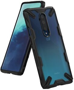 For OnePlus 7T PRO Case Ringke [Fusion-X] Clear PC Back TPU Bumper Protection