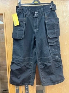 SNICKERS 39150404046 3/4 LENGTH TROUSERS, BLACK - Picture 1 of 4
