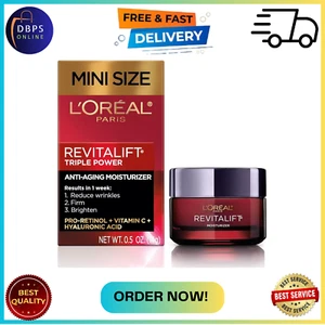 L'Oreal Paris Revitalift Triple Power Anti-Aging Face Moisturizer, Pro Retinol** - Picture 1 of 10