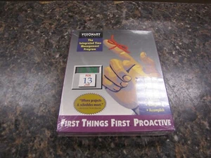 Vintage First Things First Proactive Software for Macintosh - New Sealed - LE34 - Afbeelding 1 van 6