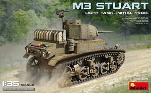 Miniart Models 1/35 WWII M3 Stuart Initial Production Light Tank MIA35425 - Bild 1 von 4