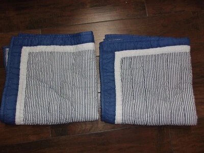 Nuevas fundas de almohada The Company Store Summer Isles bloque a rayas euro Foto 1 de 3