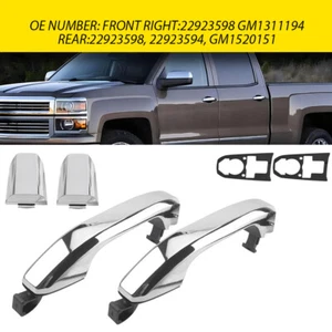 Rear Front Exterior Door Handle Right FIT Chevy Silverado FOR GMC Sierra 14-22 R - Picture 1 of 10