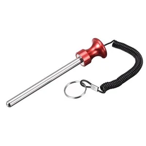 10mmx105mm Gewichtsblock Stift mit Zugseil Magnetisches Krafttrainingsgerät Rot - Bild 1 von 5