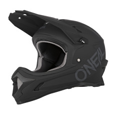 Oneal Sonus Wheel Helmet Fullface Solid BMX DH MTB Black Matte Sizes XS-XL 2nd Wahl