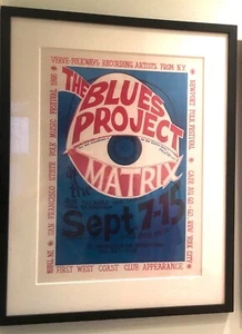 Original Poster - Blues Project at The Matrix 1966 - aor 2.122 - Picture 1 of 10